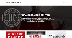Desktop Screenshot of breakfreeacademy.com